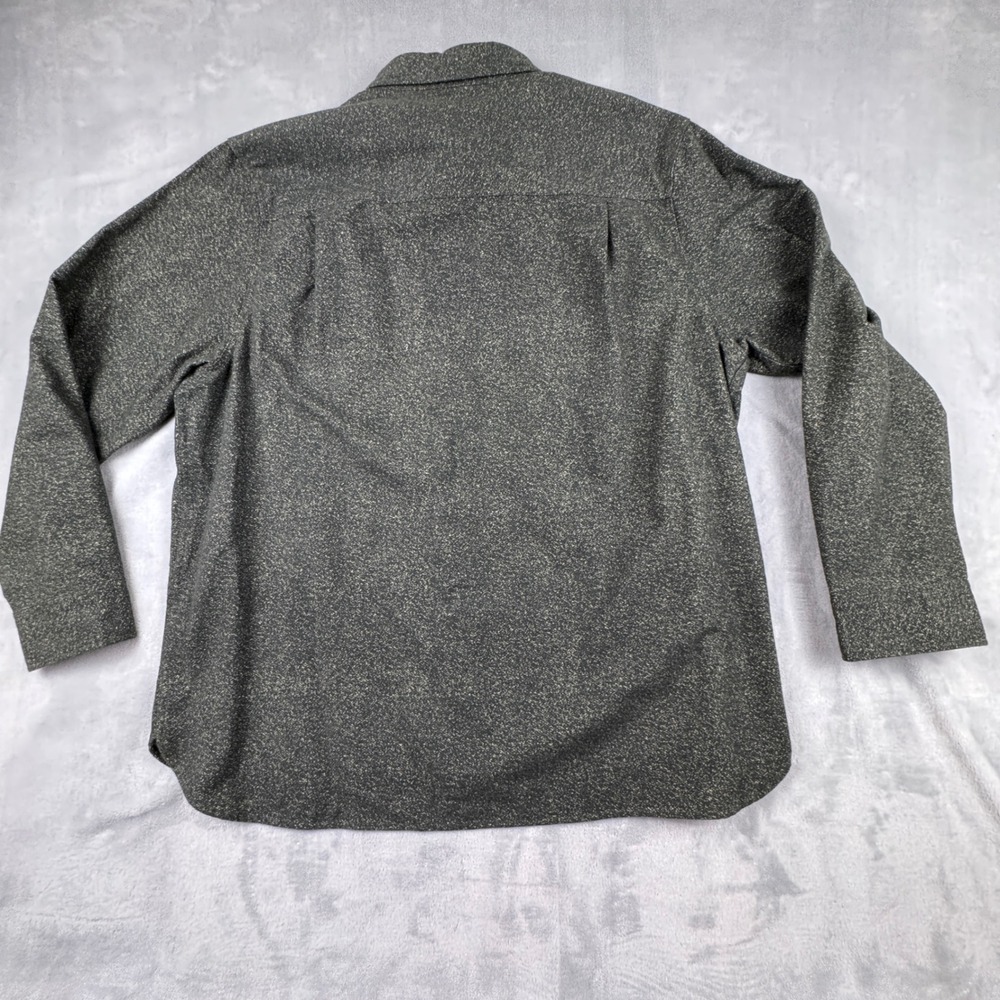 Freedom Foundry Mens Long Sleeve Shirt XXL Button Down Pockets Flannel Speckled - Picture 8 of 11